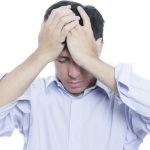 gestresster Mann Depression Burnout
